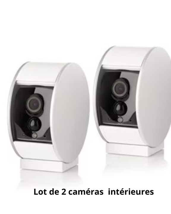 Lot de 2 caméras intérieures